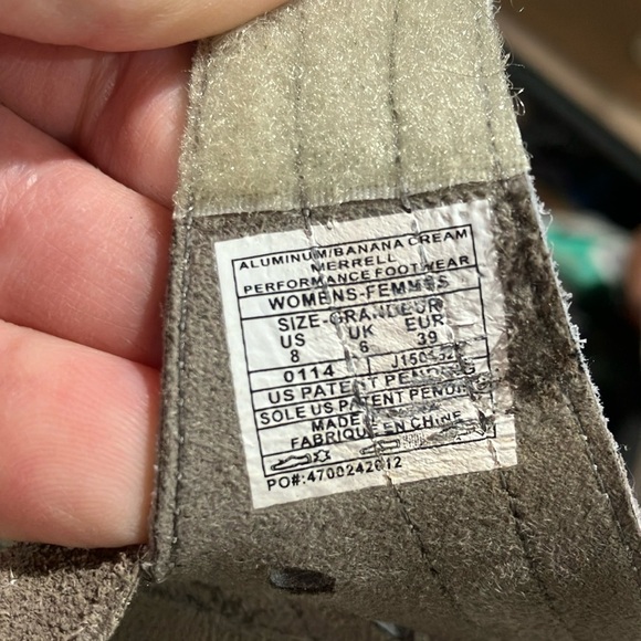 Merrell slide sandals gray suede size 8 - Picture 8 of 8